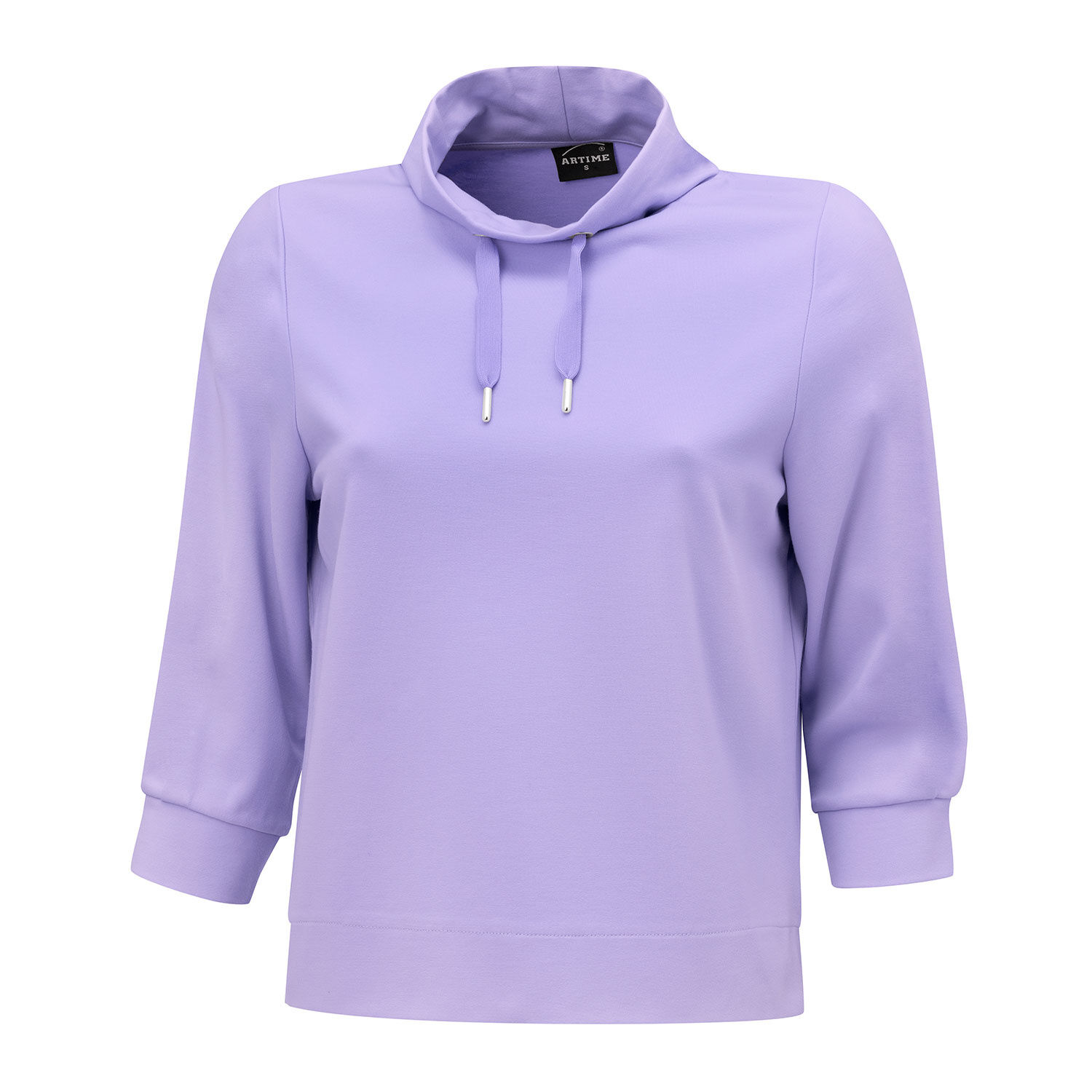 Damen Rollkragenshirt mit Kordel