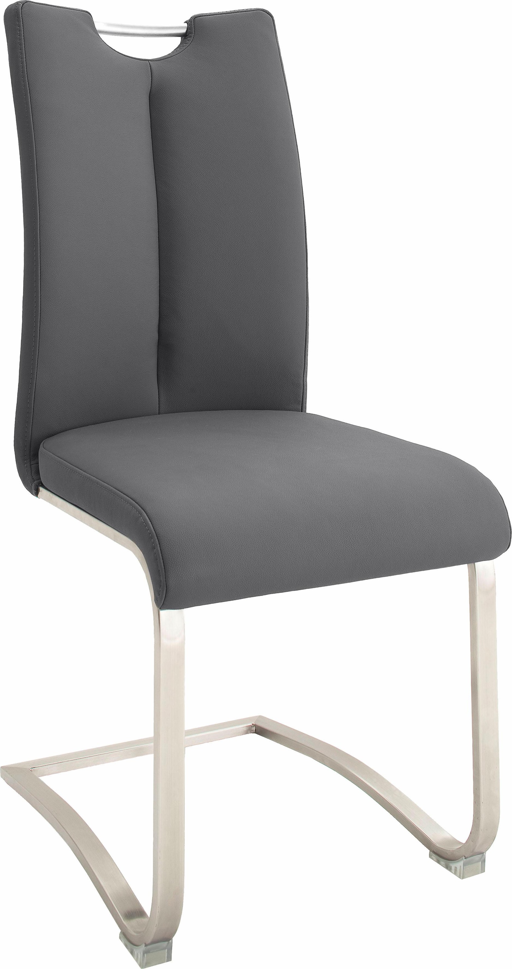 MCA furniture Freischwinger »Artos« (Set) 2 Stk.Stuhl mit Echtlederbezug, bis 140 Kg belastbar