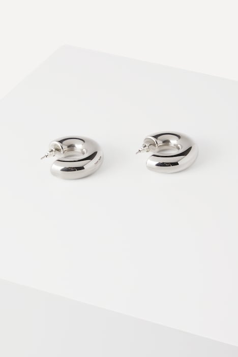 Creolen, Ohrstecker, Chunky-Look, kleine Form, zum Stecken
