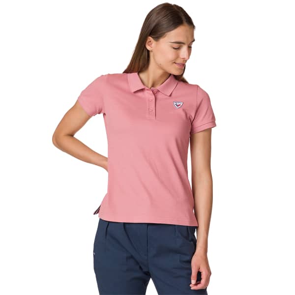 Polo ROSSIGNOL W LOGO POLO WALLOP ROSE