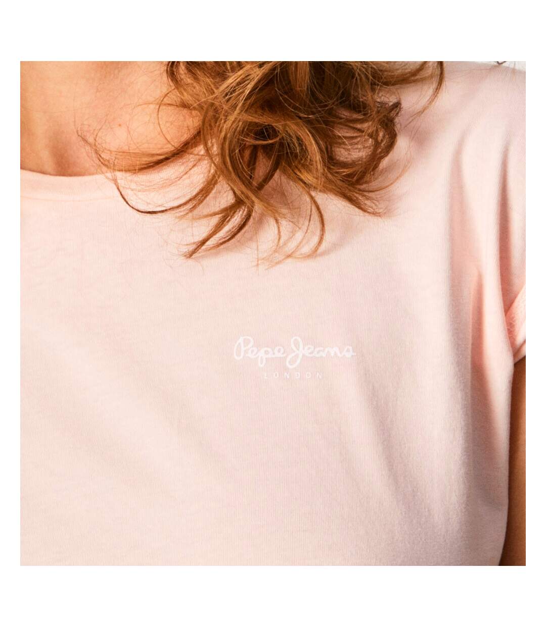 T-shirt Rose Femme Pepe Jeans Bloom