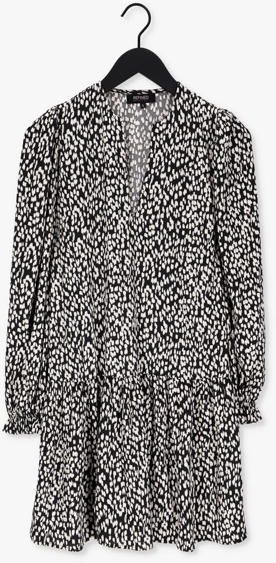 REFINED DEPARTMENT zwarte refined department mini jurk teddy