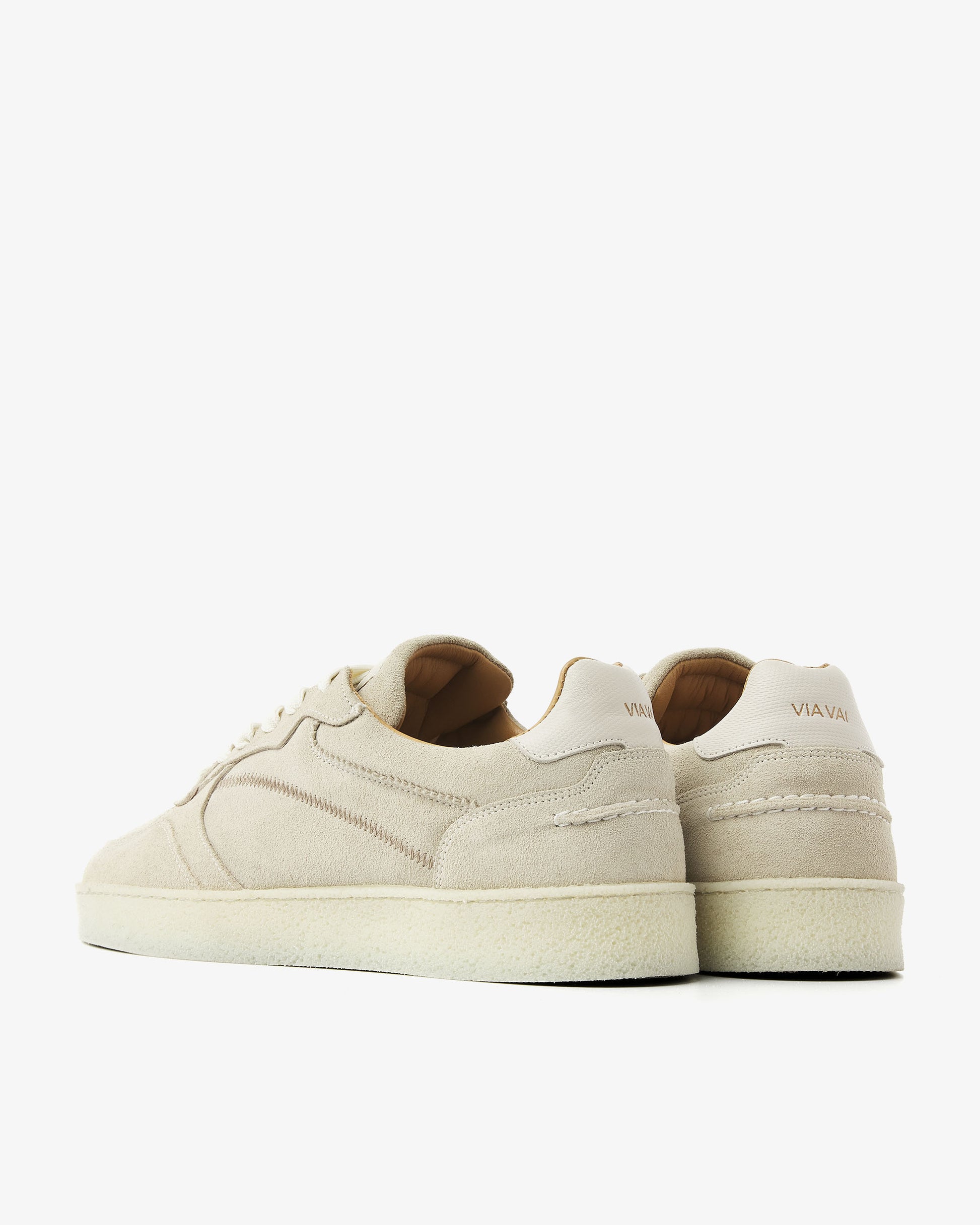 VIA VAI beige heren sneakers Zane Ethan