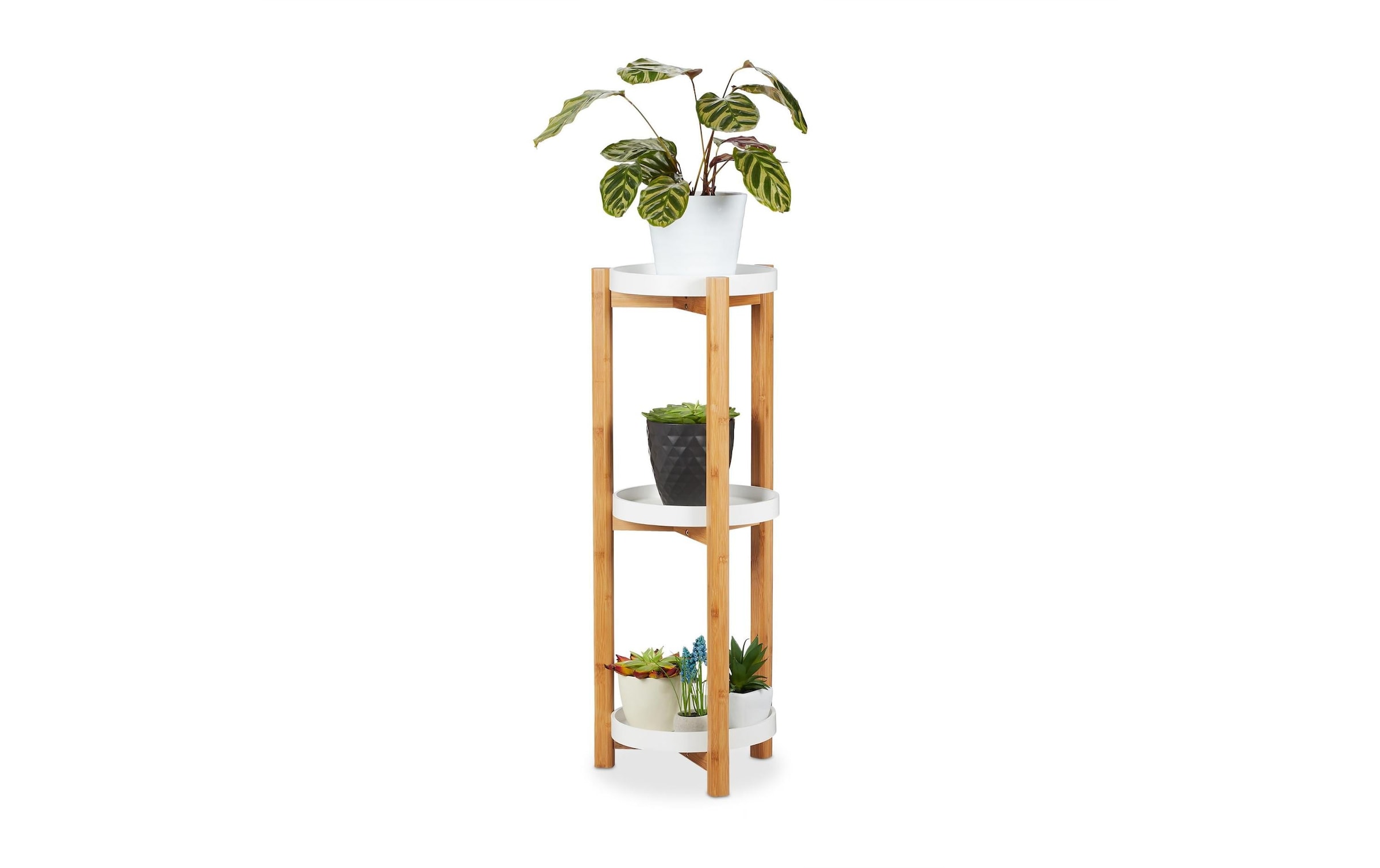 relaxdays Pflanzentreppe »mit« Holzart: Bambus (China)