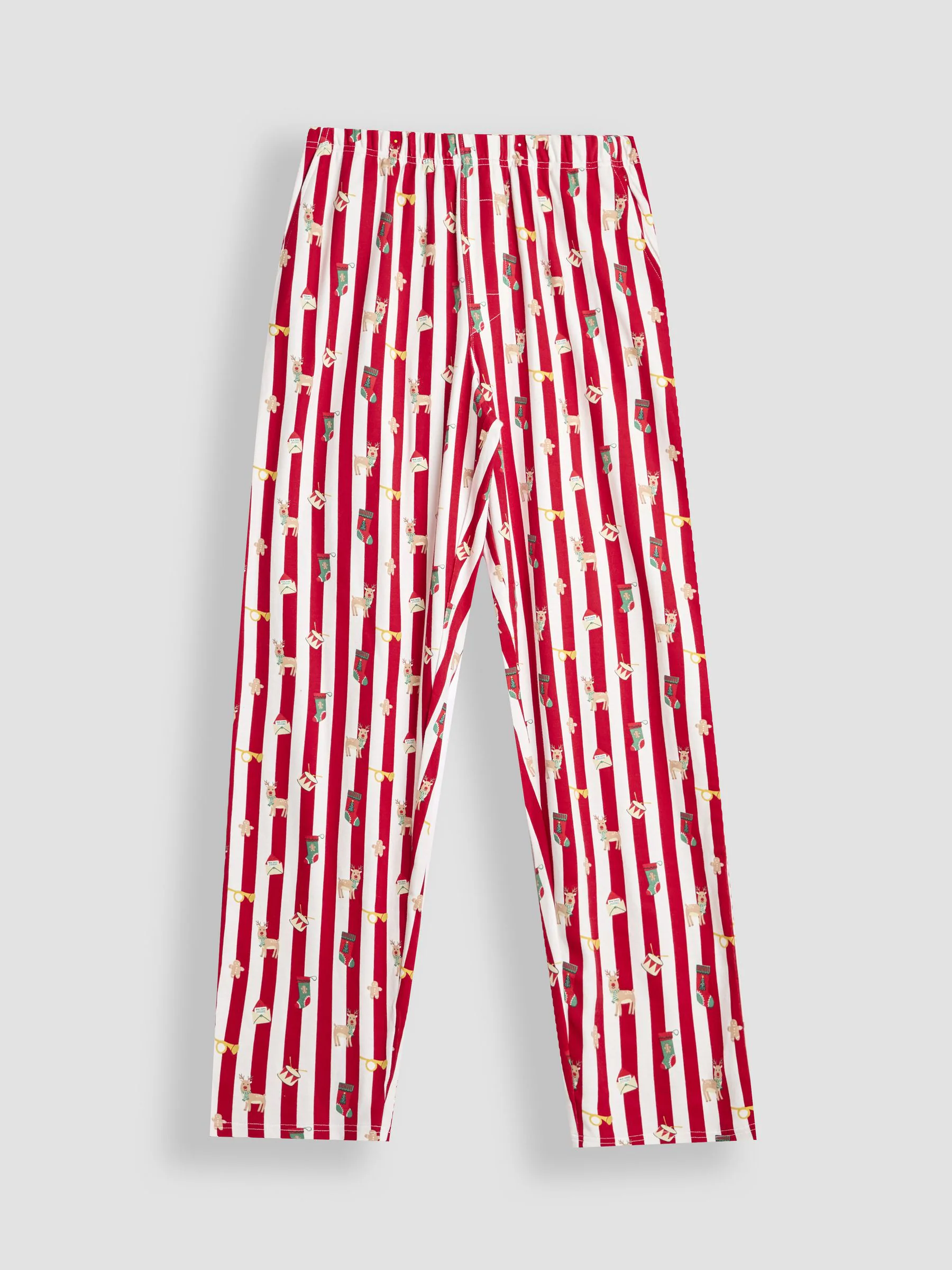 JoJo Maman Bébé - Gestreept kerstpyjamaset voor heren
