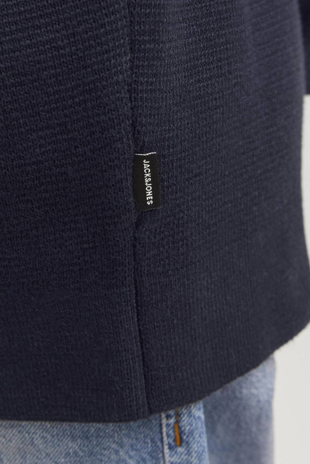 JACK & JONES gebreide trui donkerblauw
