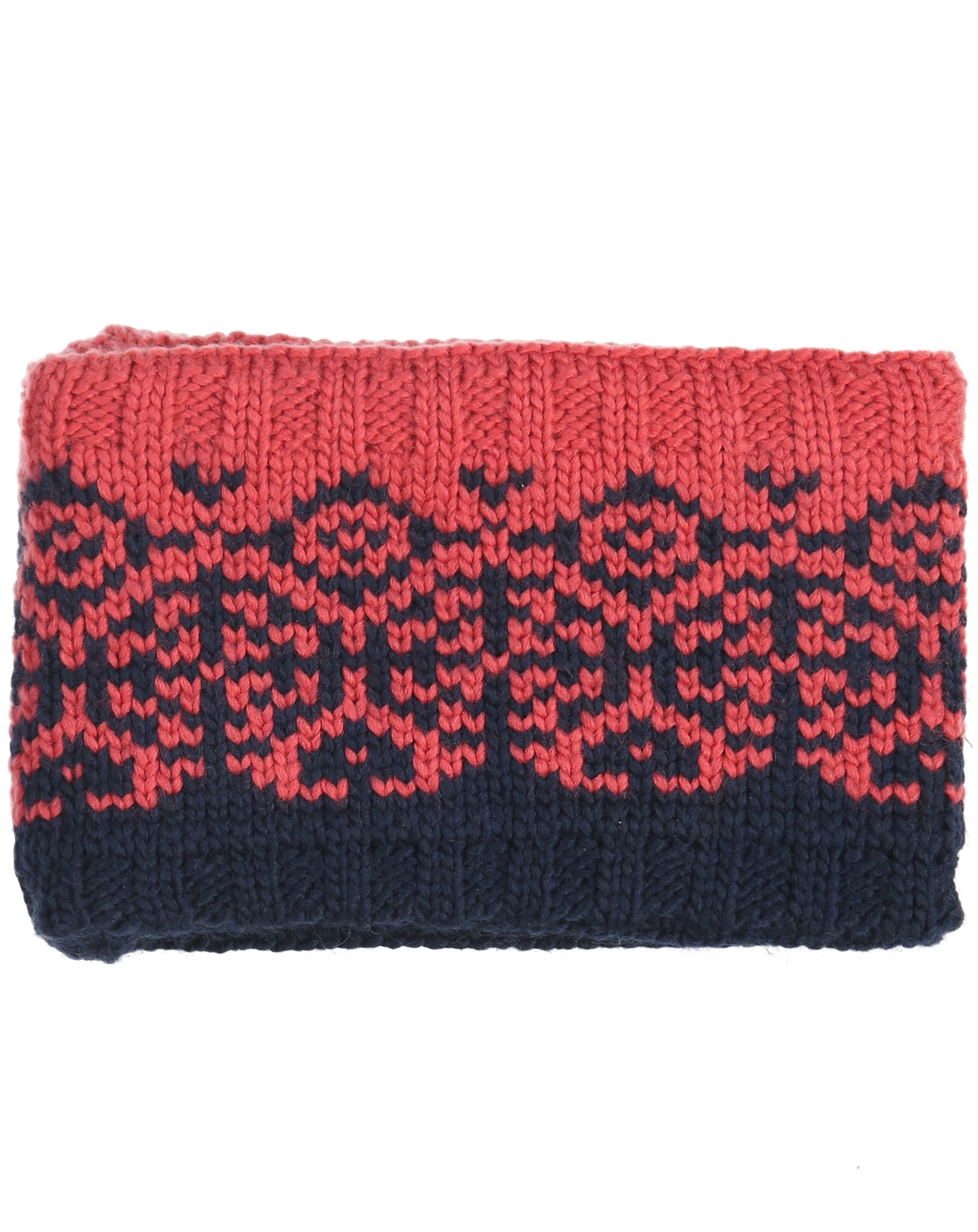 Strick-Schlauchschal LETKU in navy/rose