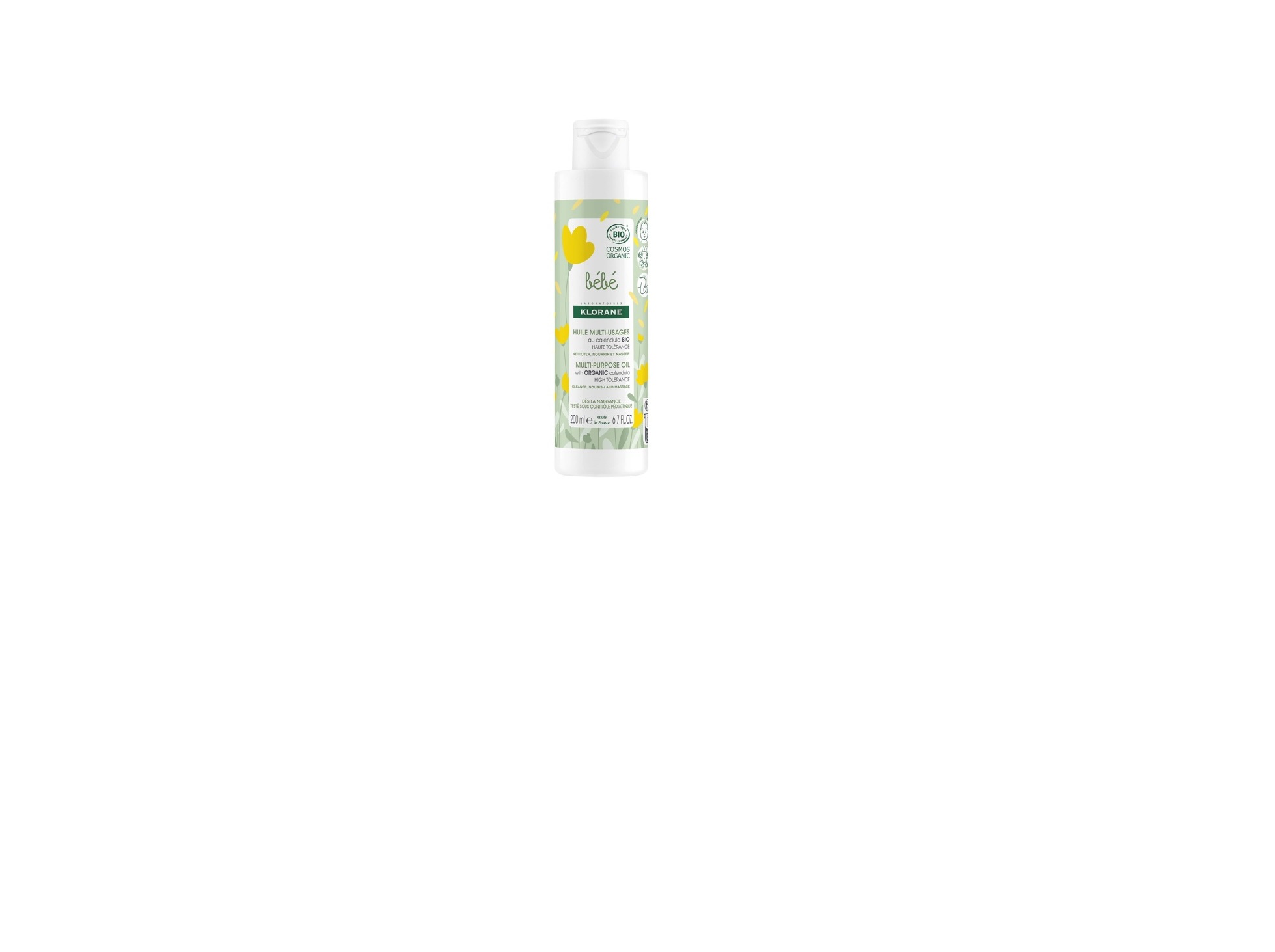 OLEO KLORANE BEBÉ MULTI USOS BIO 200ML