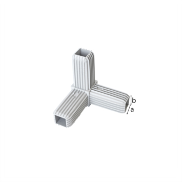 Buisverbinder 3-weg 20x20mm
