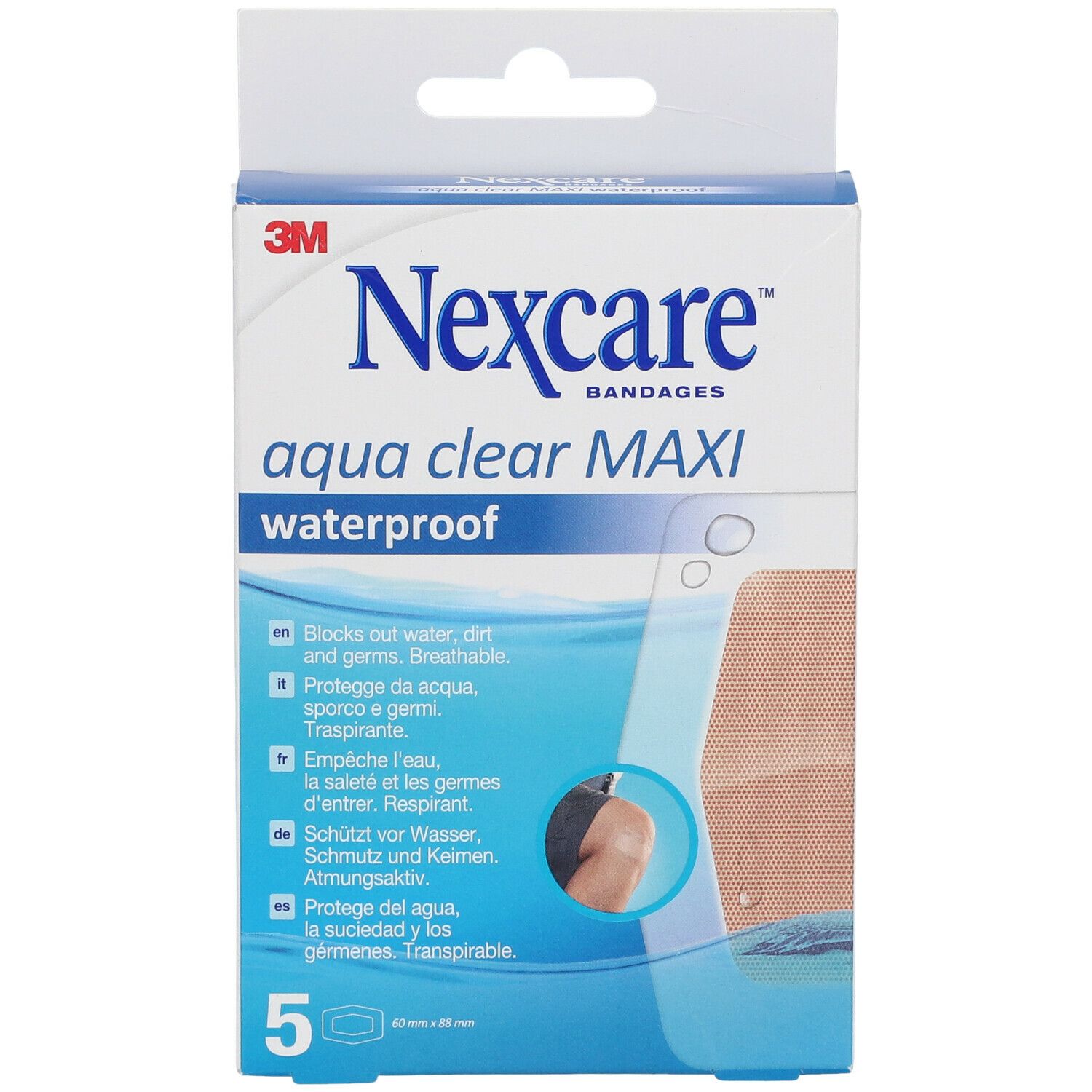Nexcare™ aqua clear Maxi waterproof 60 x 88 mm