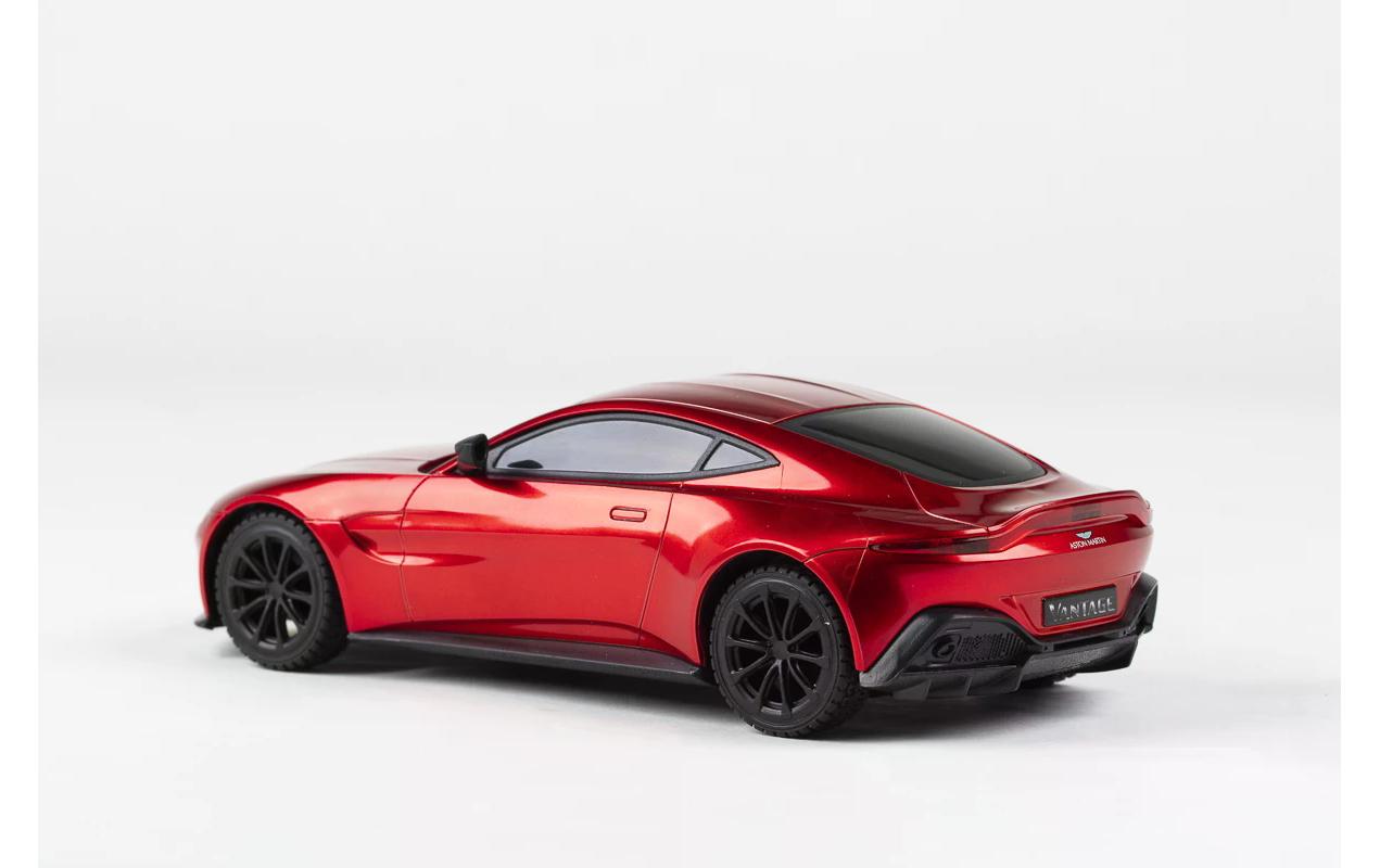 Auto Aston Martin Vantage mit Licht, Rot, 1:24Ferngesteuerter Sportwagen mit Licht für Kinder ab 6 Jahren