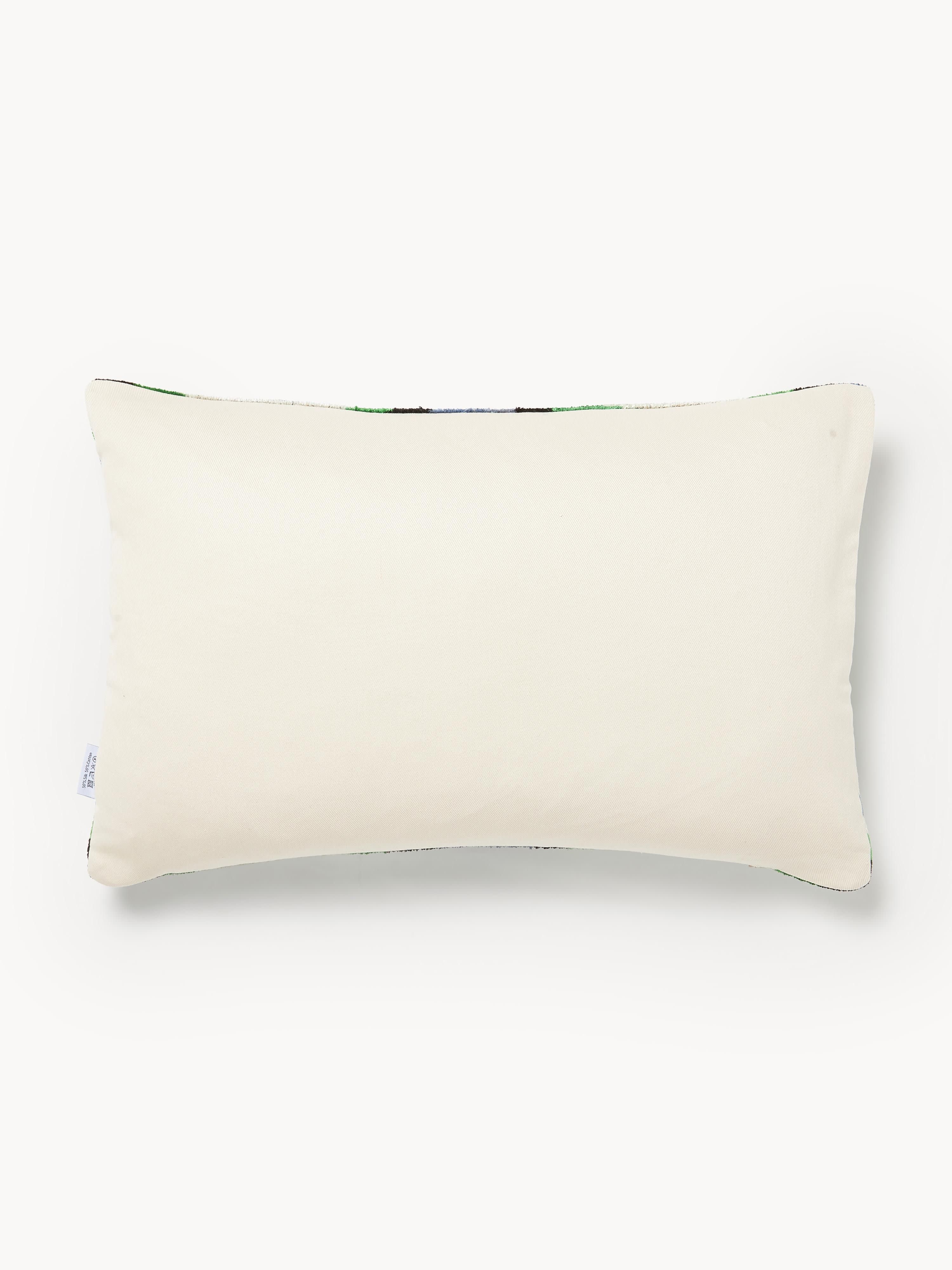 Zijden fluwelen kussenhoes Velvety met abstract patroon