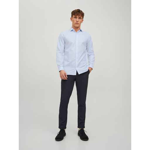 Jack&Jones Langærmet Skjorte, Cashmere Blue, XL