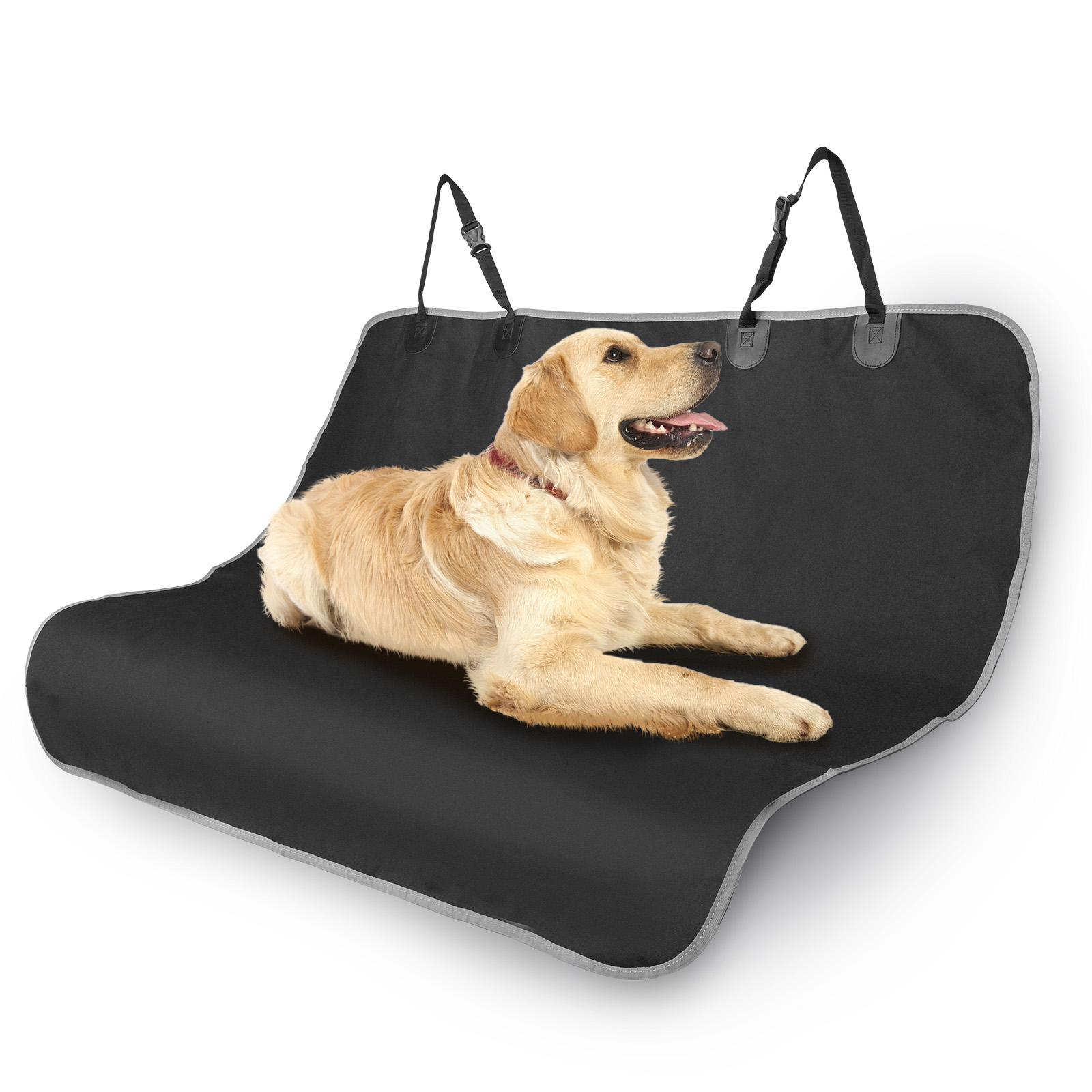 Nobleza - Protetor de Estofamento para Cães, Capa Universal Impermeável e Antiderrapante para Assento de Carro, Capa para Assento Automotivo Compatível com a Maioria dos Carros (Tamanho Universal), Preto 140 × 110 cm