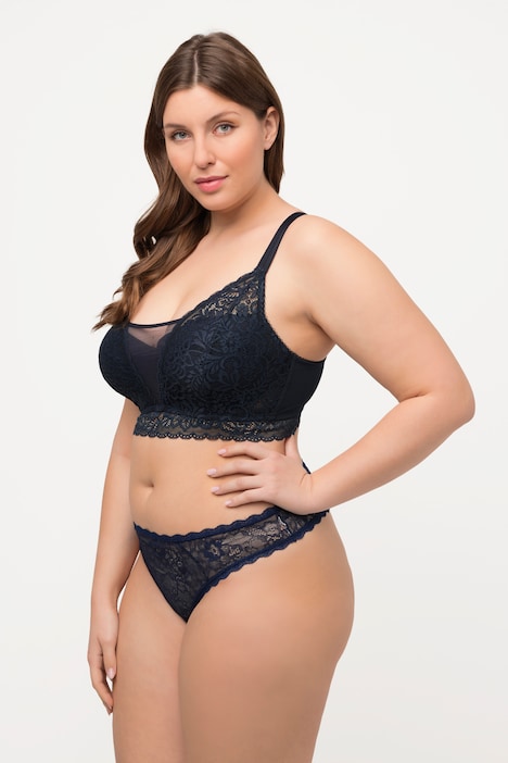 Bralette, Spitze, Softcups, ohne Bügel, Cup C-D