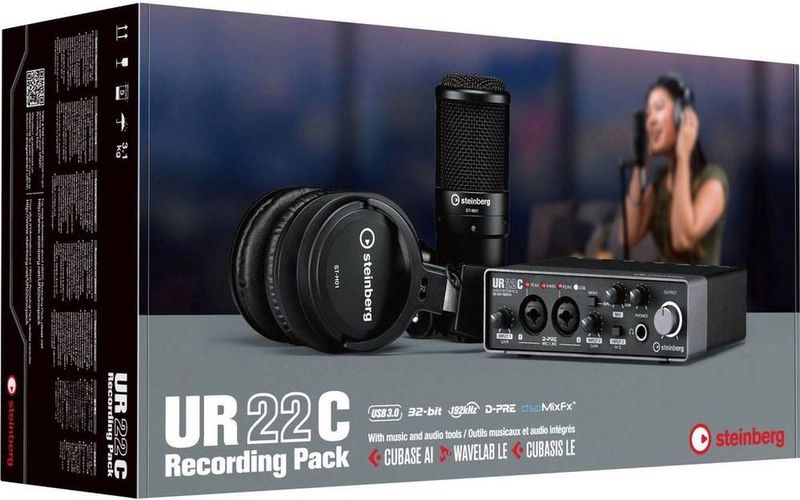 Steinberg UR22C Recording Pack - Audio interface recording pack