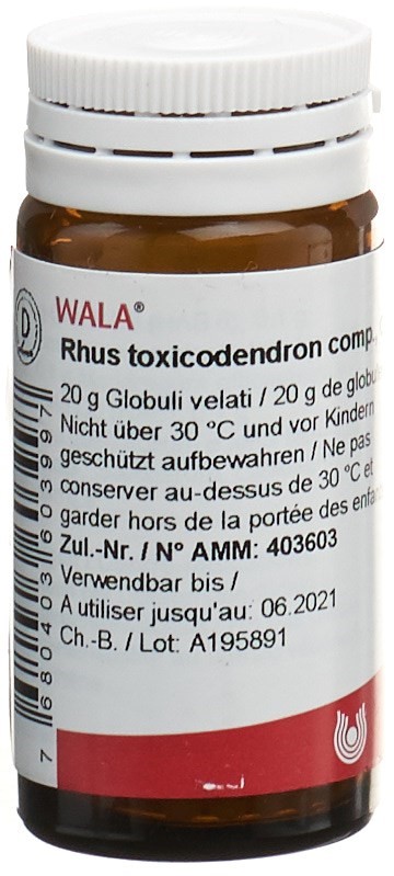 WALA Rhus toxicodendron comp. Glob Fl 20 g