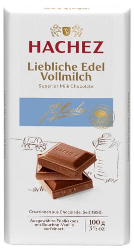 Hachez Tafel Liebliche Edel Vollmilch