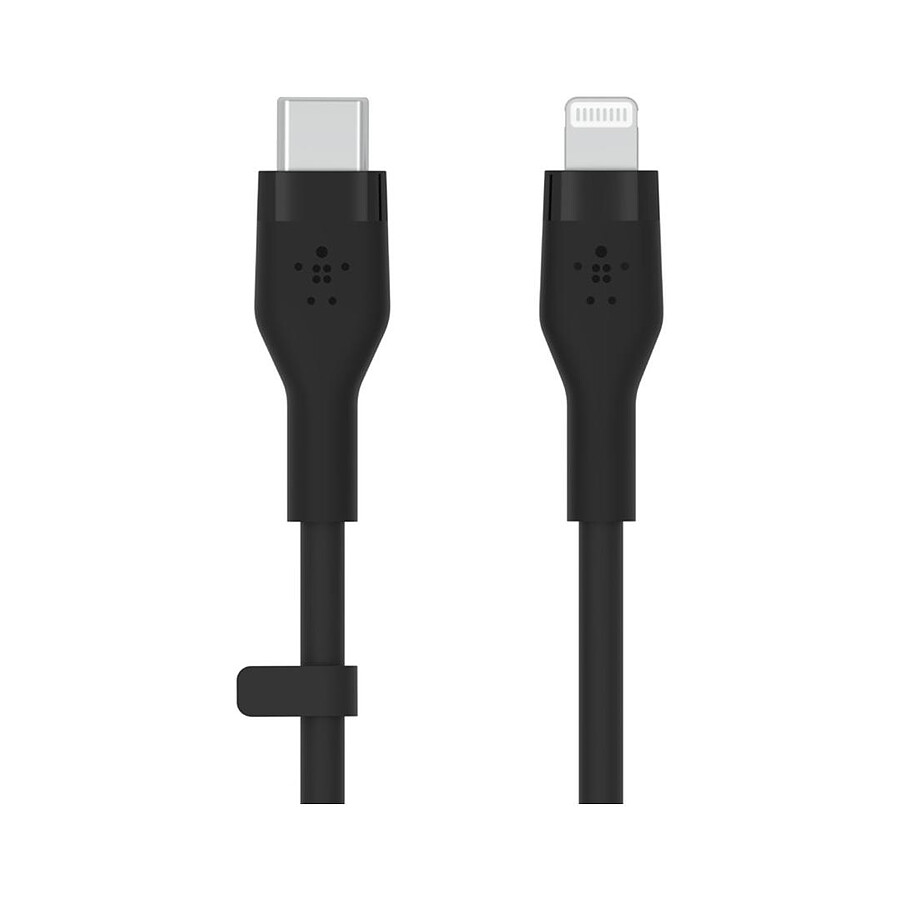 Belkin Boost Charge Flex Câble silicone USB-C vers Lightning (noir) - 1 m