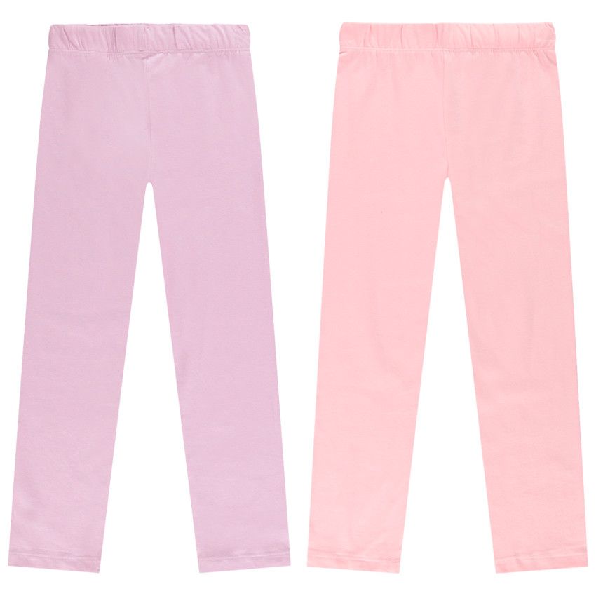 Lot de 2 pyjamas en jersey pour fille - Lilas