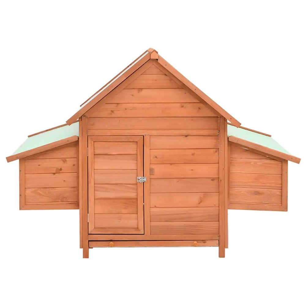Poulailler 152 x 96 x 110 cm bois de sapin massif