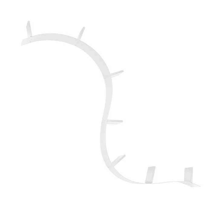 Kartell - Bookworm, kurzes Regal (03 / lackweiss)