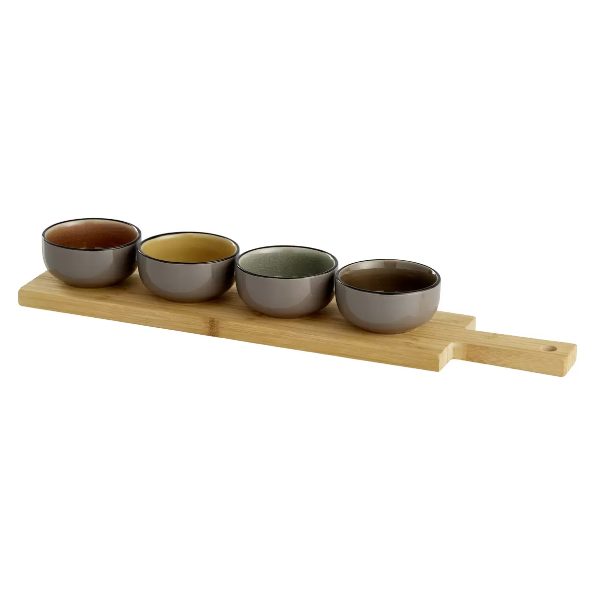 Apero-Set, 4-teilig Bunt