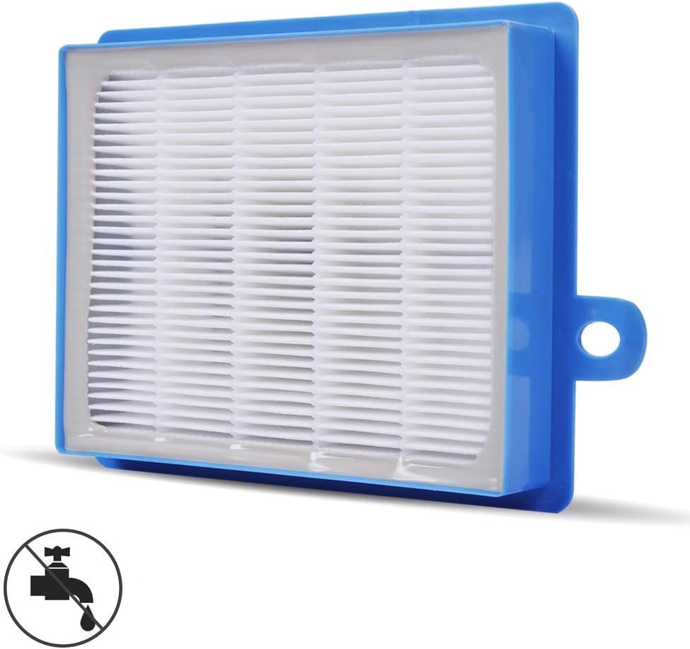 (3er Set) Ersatz Reinigungs Hepa Filter für Philips / Electrolux Staubsauger - Blau