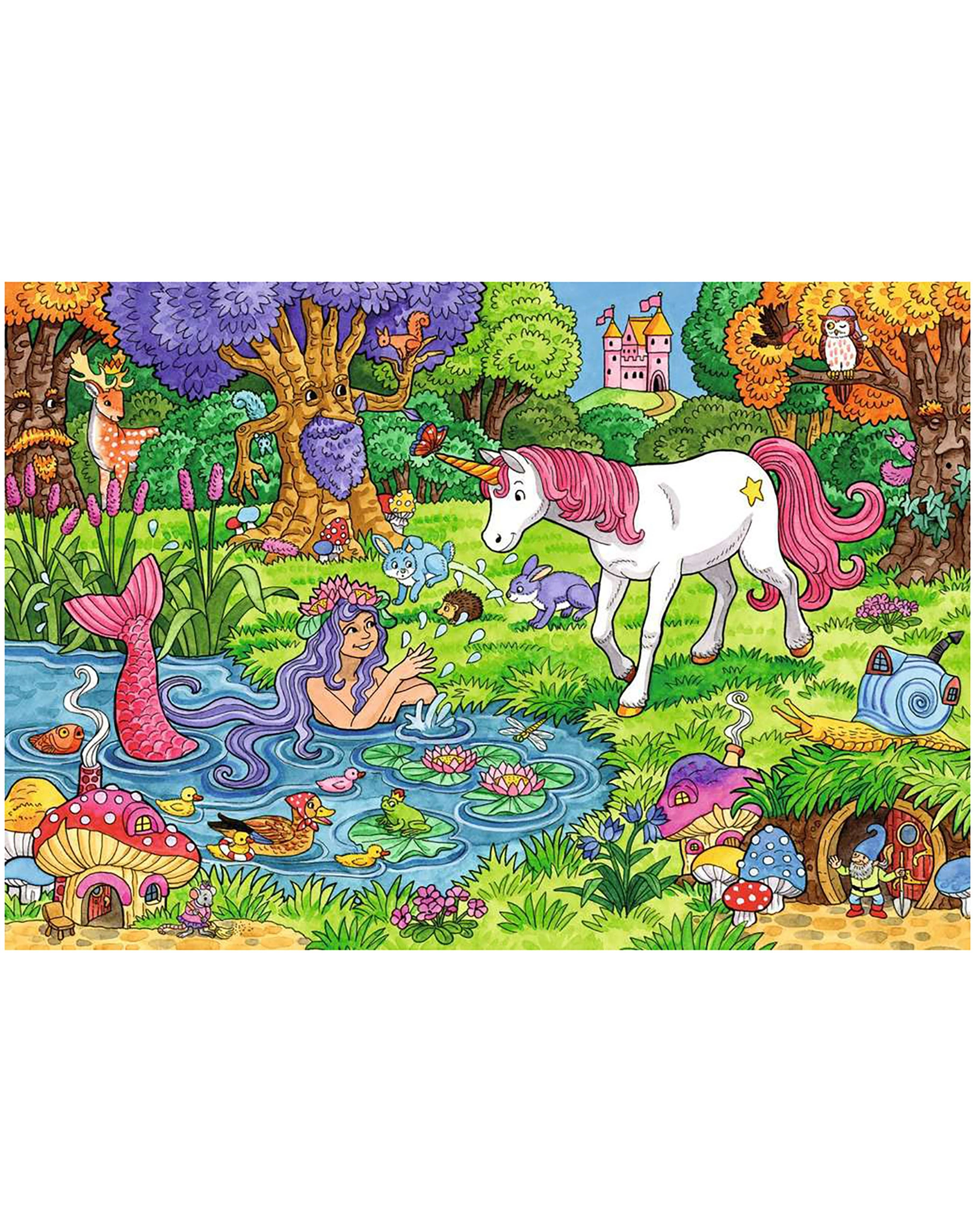 Puzzle MAGISCHER WALD 2x24-teilig
