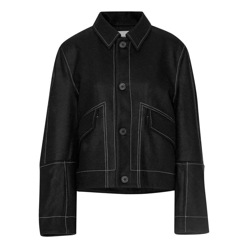 Henrik Vibskov  Dusk Wool jakke - sort