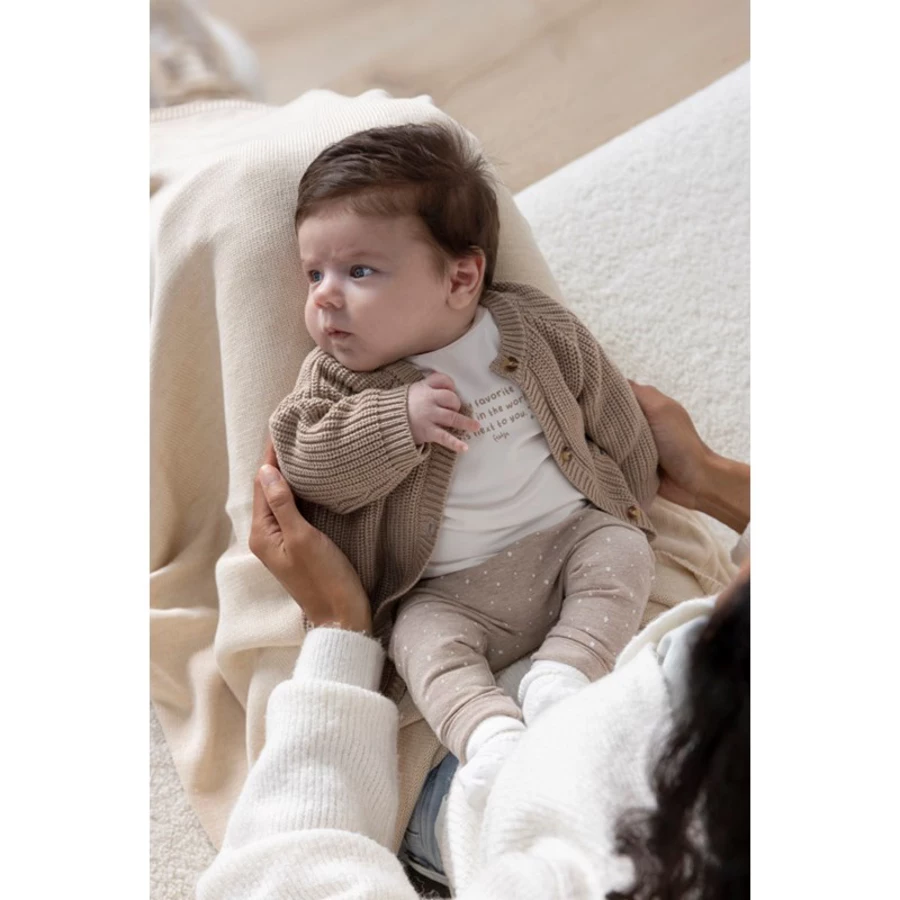 Feetje Strickjacke The Magic is in You Taupe