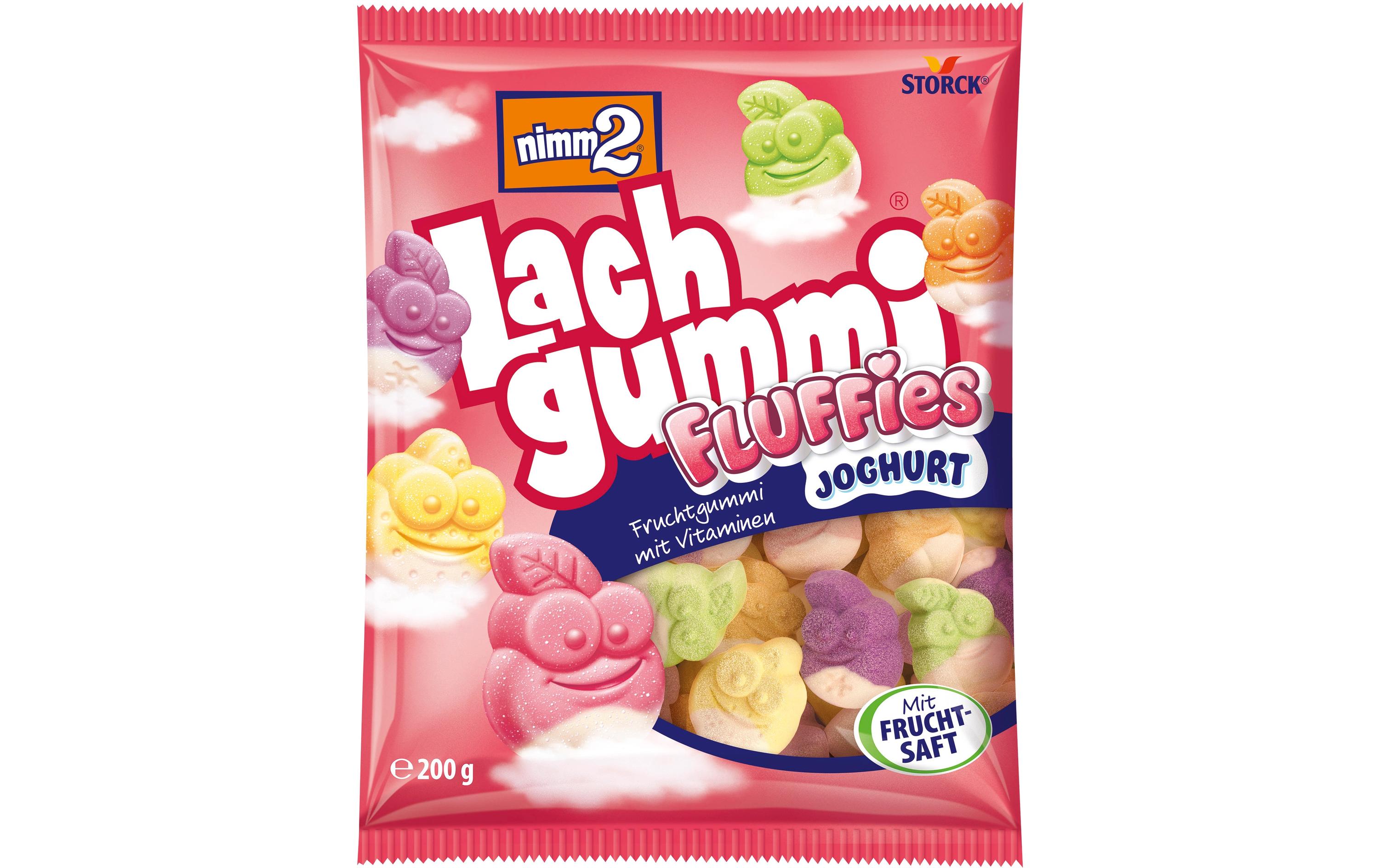 Nimm2 Lachgummi Fluffies 200 gSüsser Spass für die ganze Familie