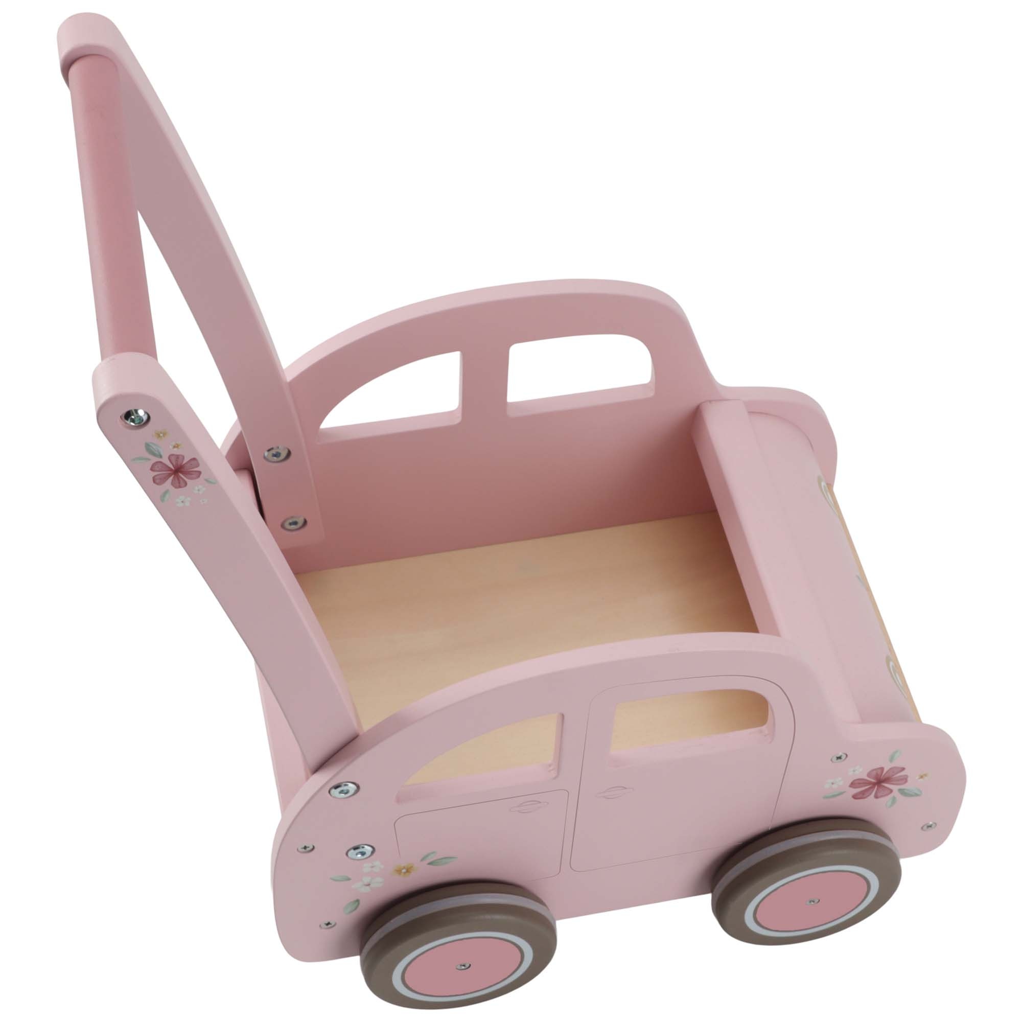 Little Dutch Loopwagen Roze FSC roze