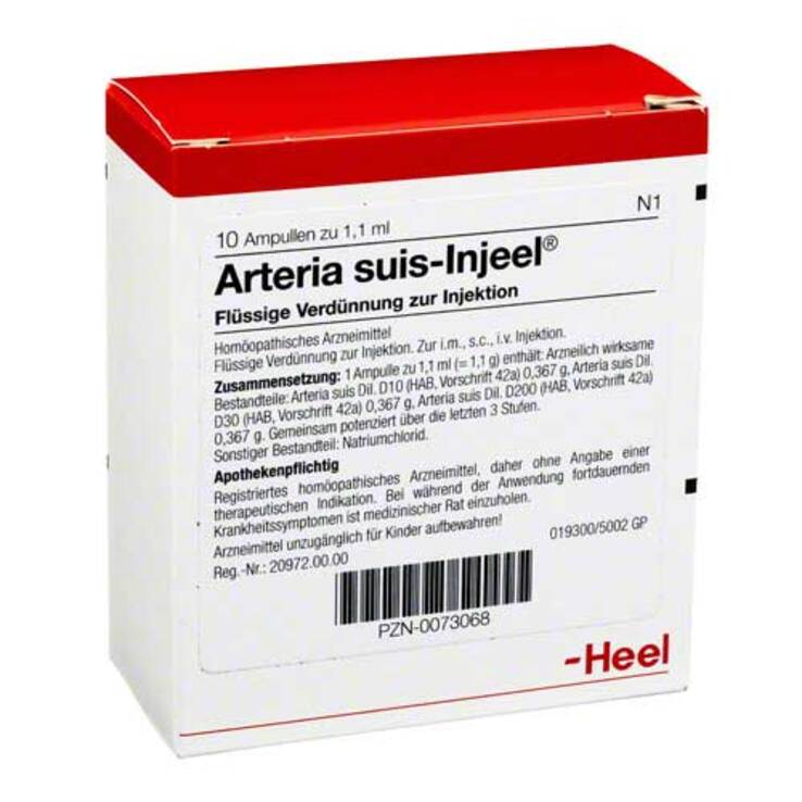 Arteria Suis Injeel Ampullen, 10 St