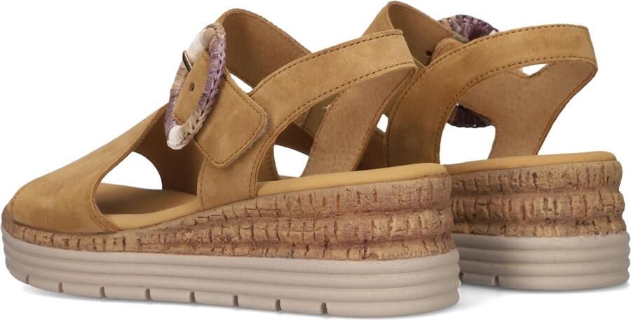 Gabor 706 Sandalen Met Sleehak Dames Camel