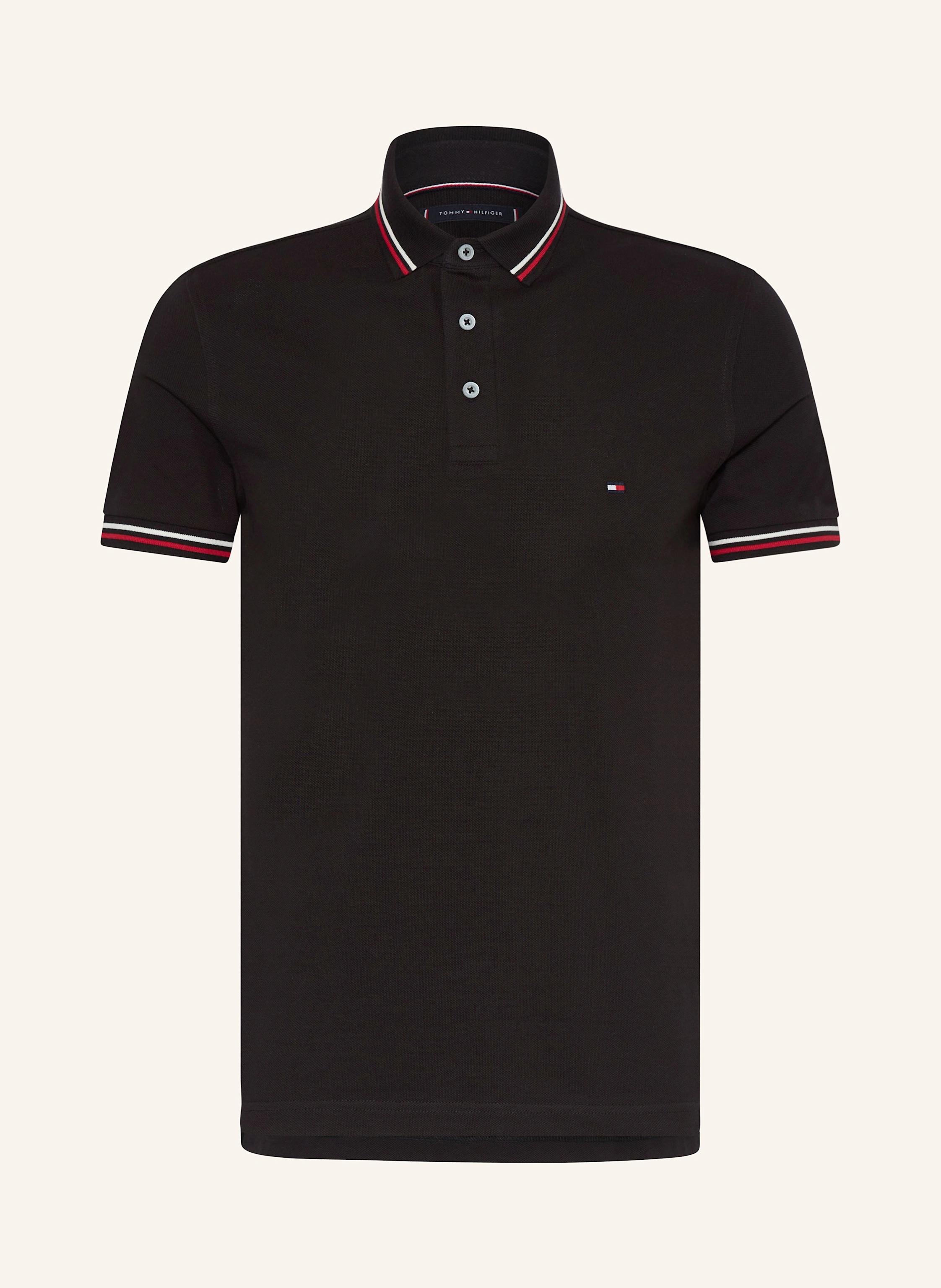 TOMMY HILFIGER Pique-Poloshirt TIPPED Slim Fit