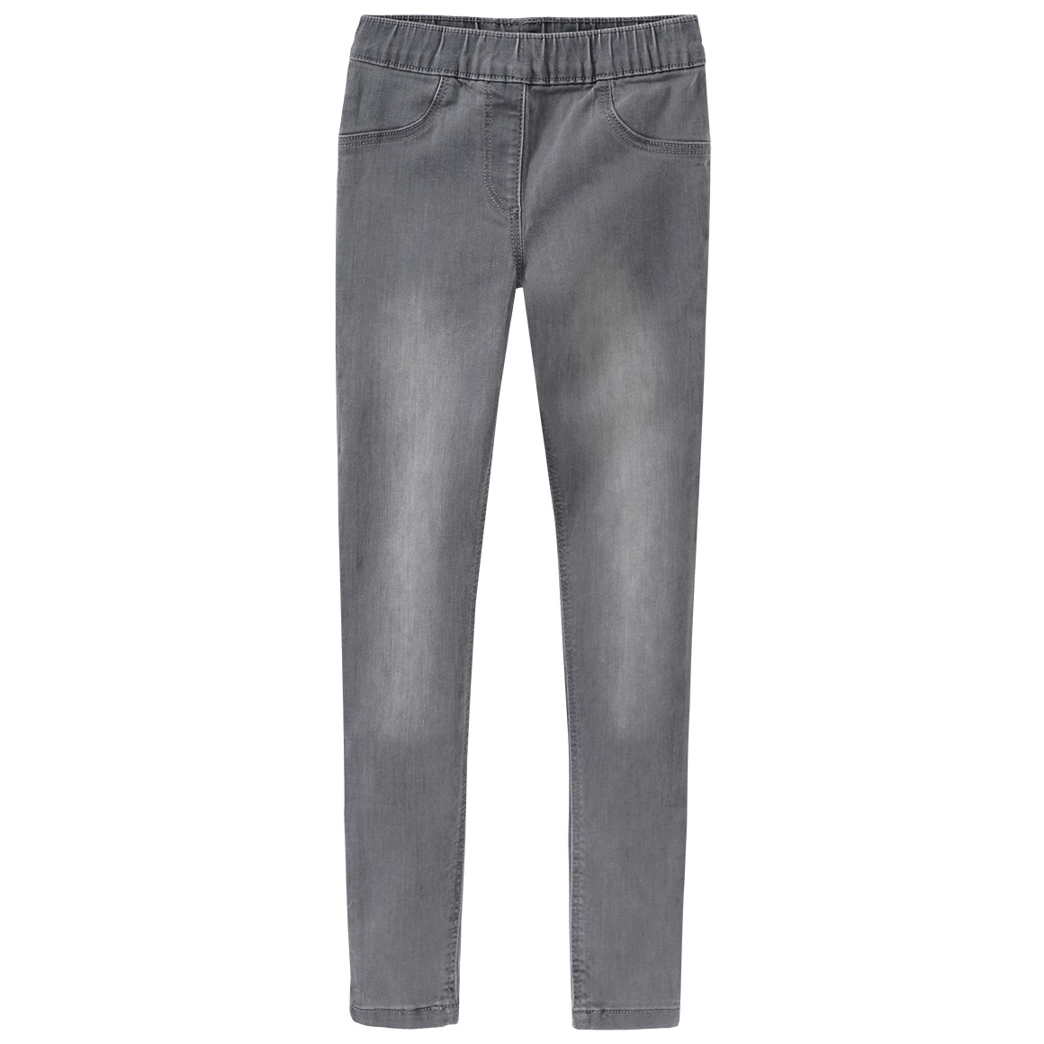 Famy 3 Mädchen Jeggings mit Stretch-Bund blau / grau / schwarz