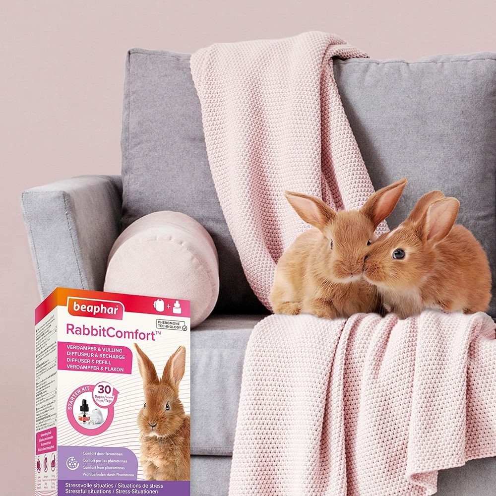 Diffuseur électrique beapahar rabbitcomfort rongeur 1 prise + 1 recharge 48 ml