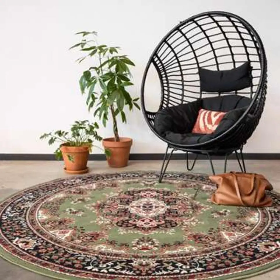 Interieur05 Vloerkleed Nain - Groen - 160 Ø - (M)