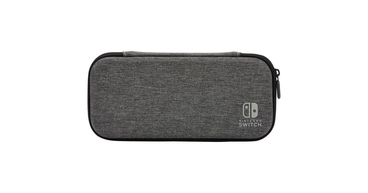 PowerASlim Case for Nintendo Switch - OLED Model, Nintendo Switch or Nintendo Switch Lite – Charcoal tas  (Antraciet)