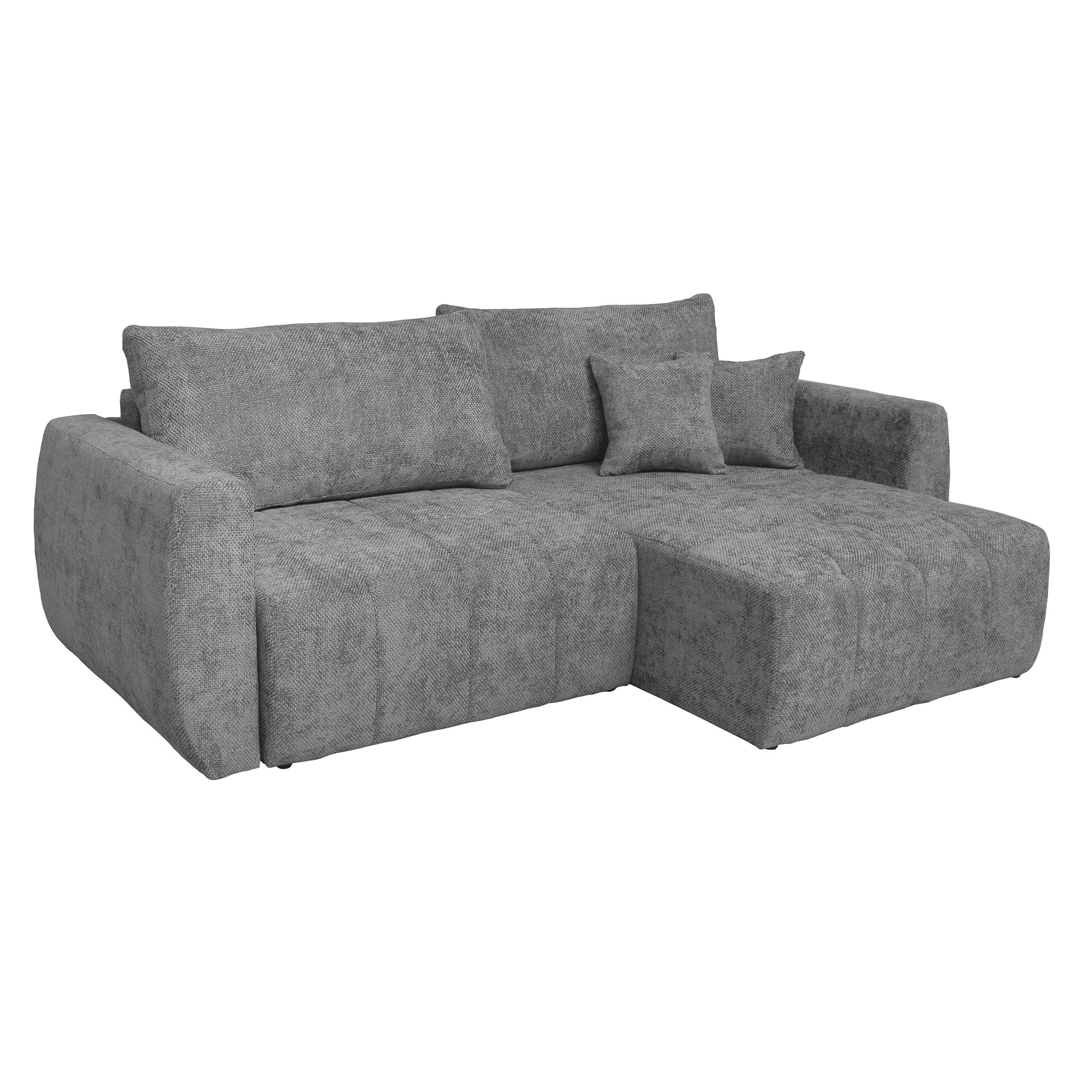 Big Sofa - anthrazit - mit Staukasten und Liegefunktion - 245 cm