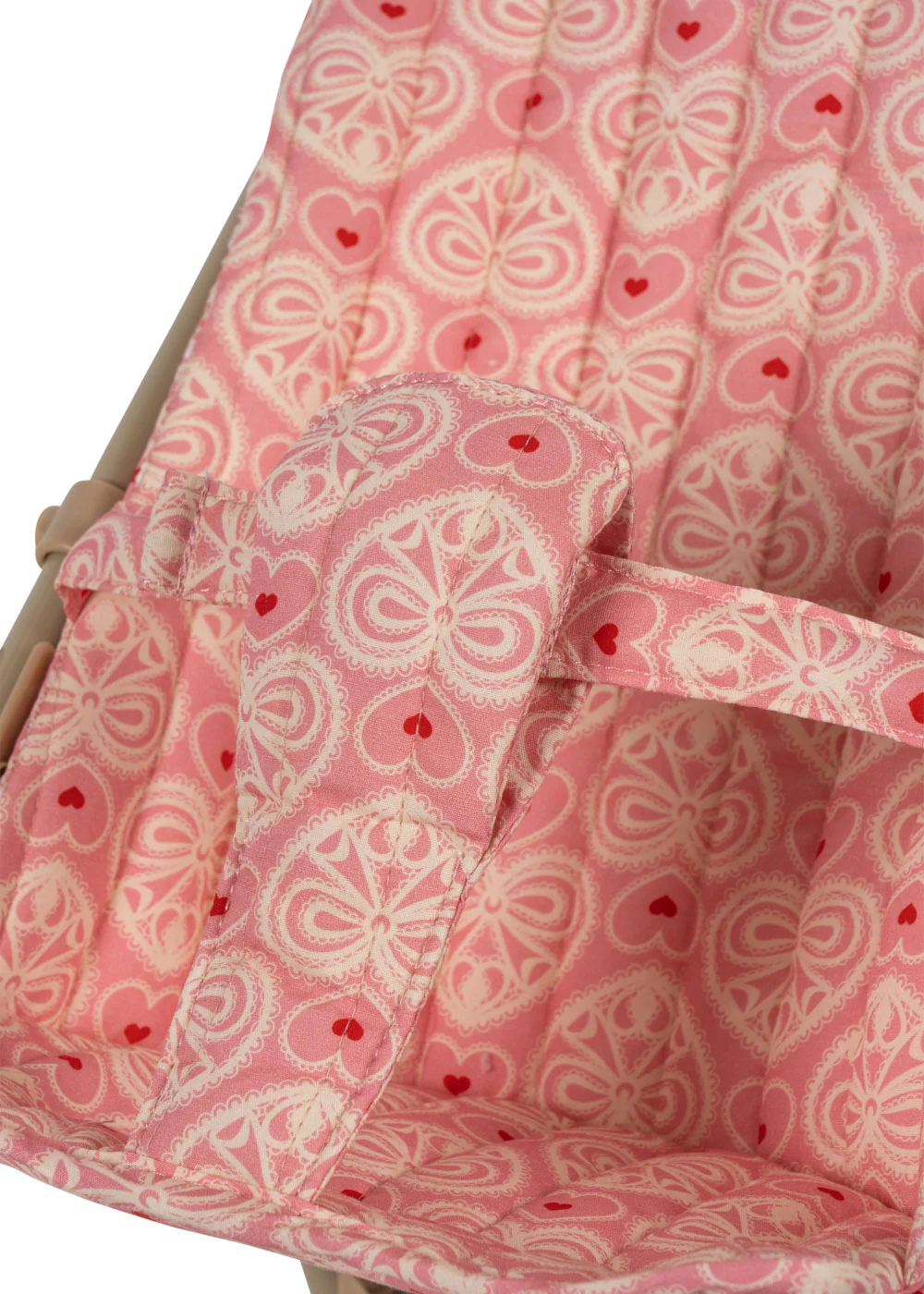 dukkeklapvogn - lacy pink - OS