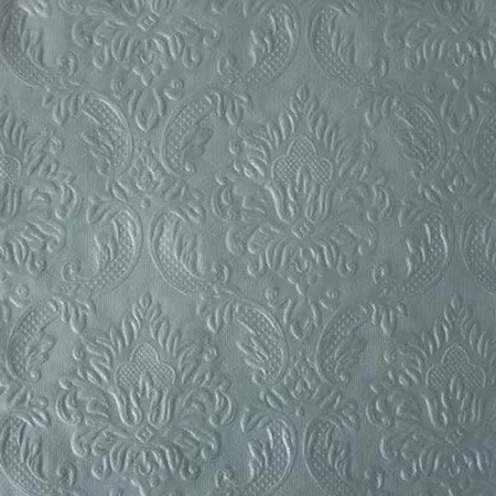 Papier + Design Serviette silber 33x33cm, 12 Stück