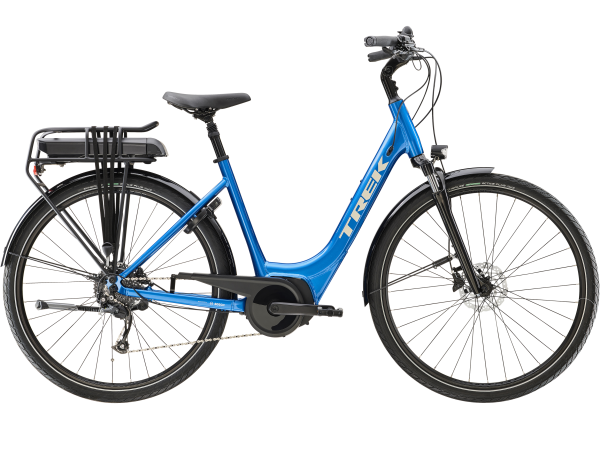 Trek Verve  2 Lowstep Alpine Blue - Elcykel - 2023