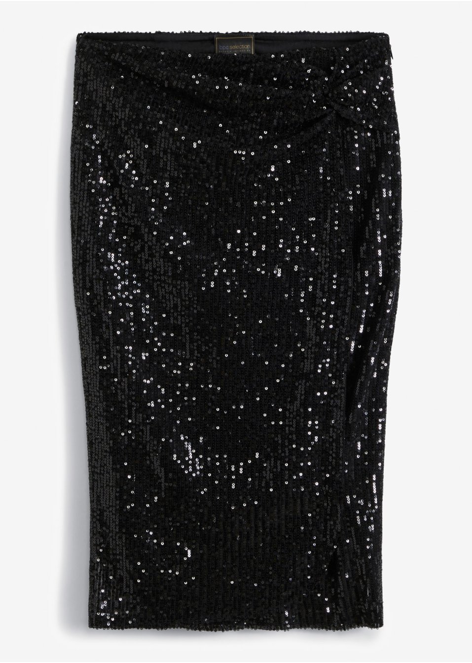 Jupe à paillettes style portefeuille