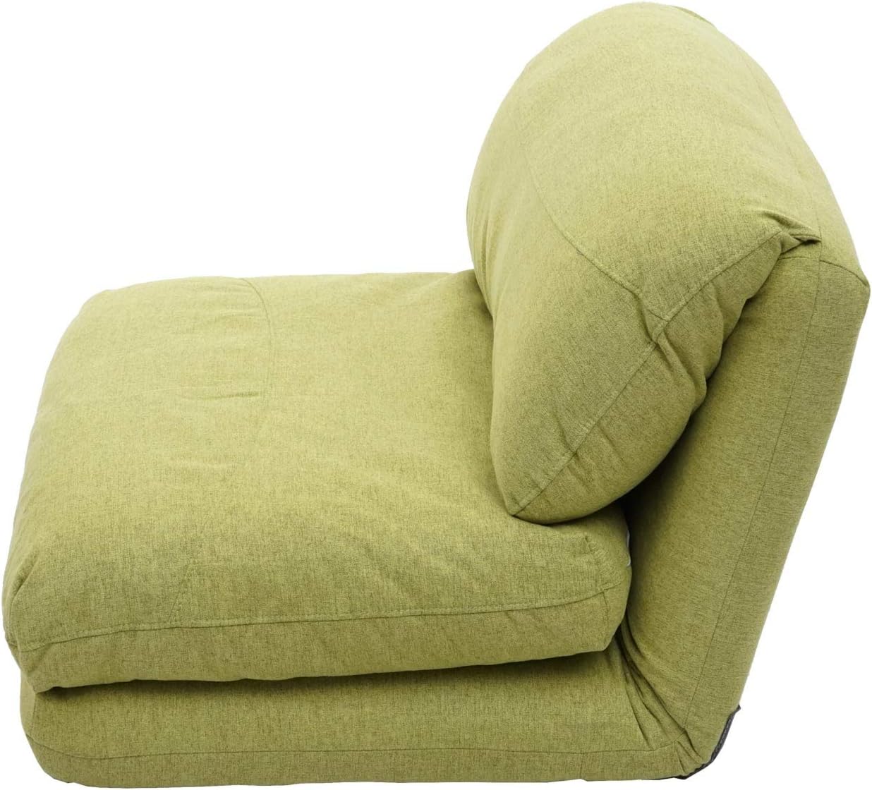 Mendler Schlafsessel HWC-E68, Schlafsofa Funktionssessel Klappsessel Relaxsessel, Stoff/Textil - grün