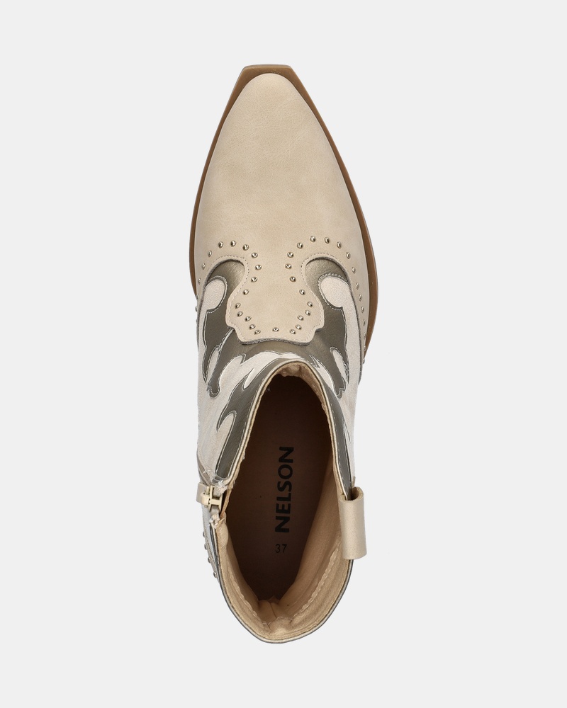 Nelson Enkellaarsjes  - beige