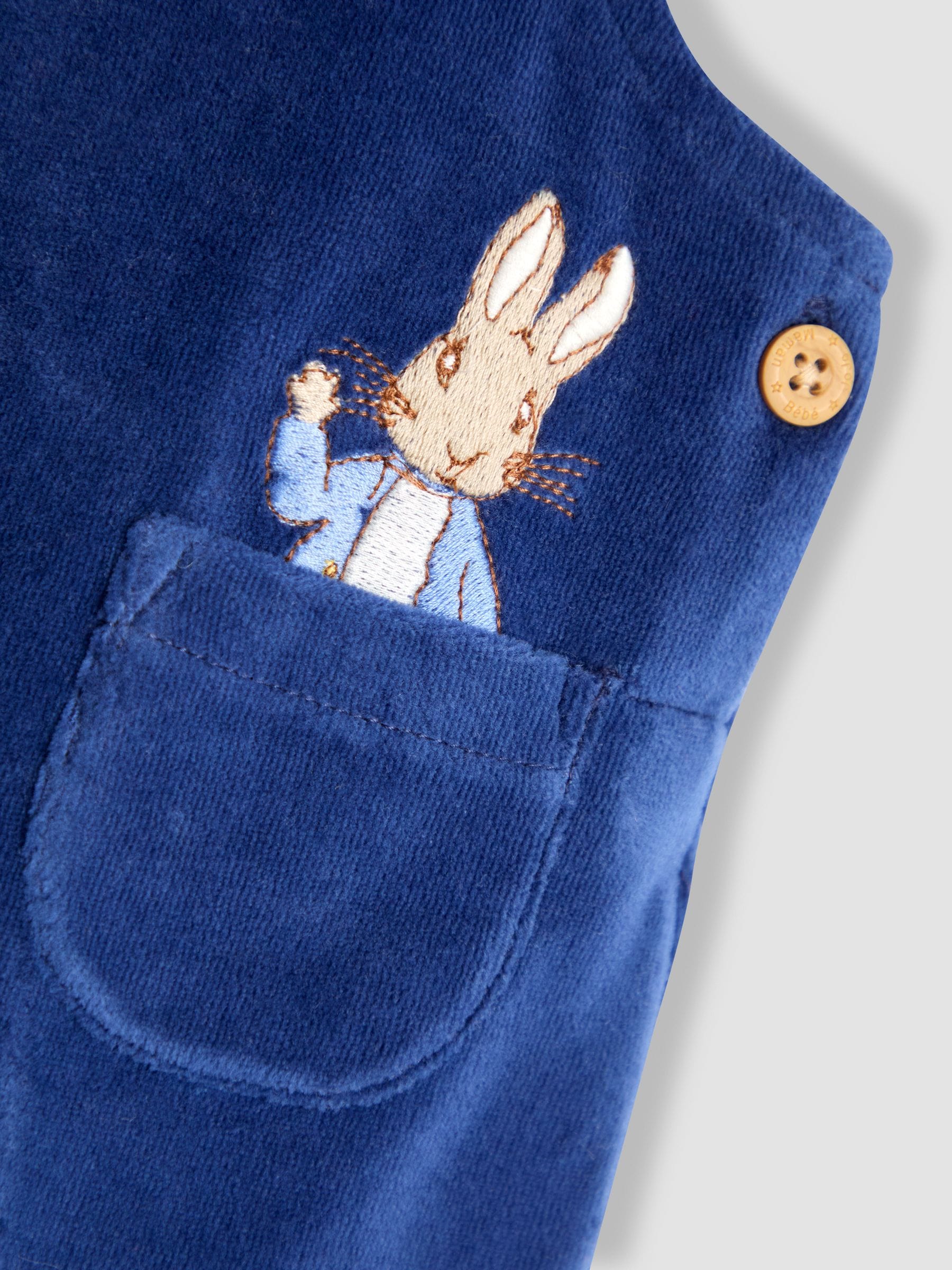 JoJo Maman Bébé Peter Rabbit™ velours tuinbroekset