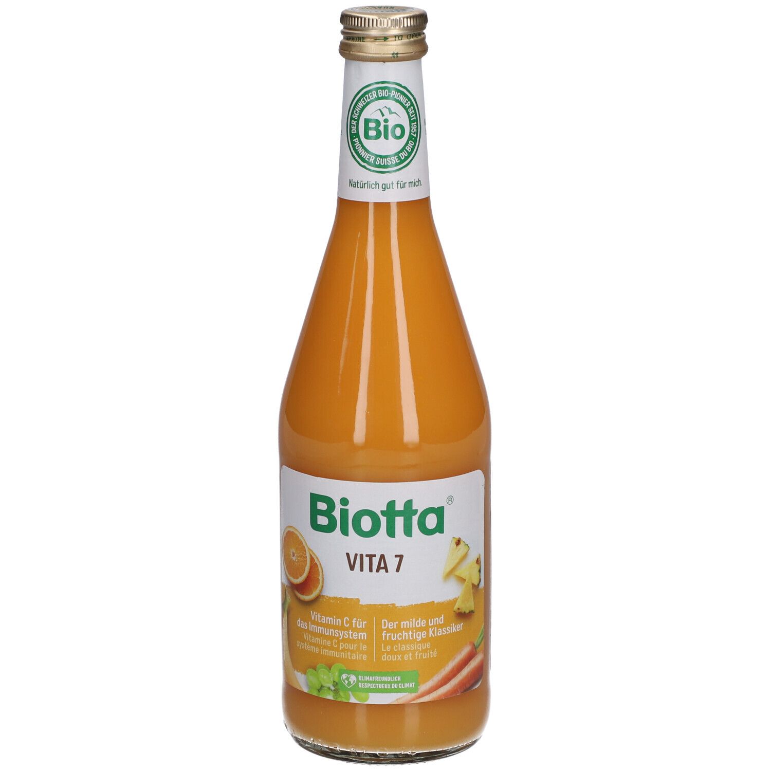 Biotta Vita 7 - Bio Saft aus Früchten & Gemüse für Safttage