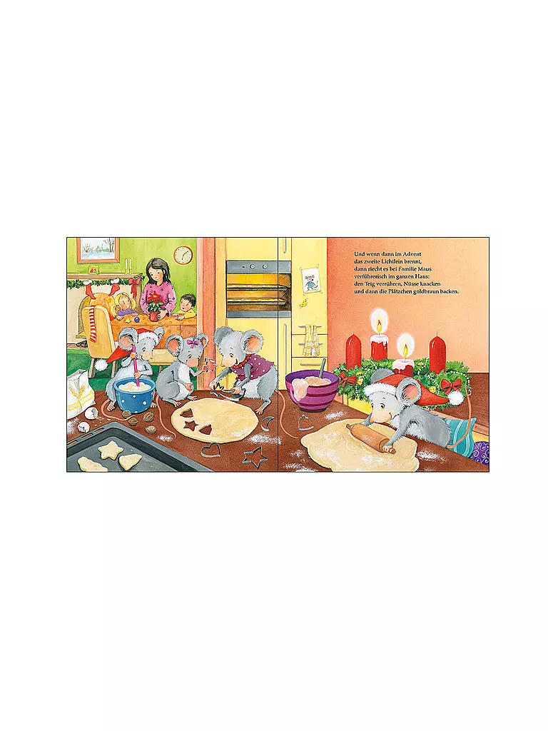 LOEWE VERLAG Buch - Wunderbare Weihnachten mit Familie Maus keine Farbe